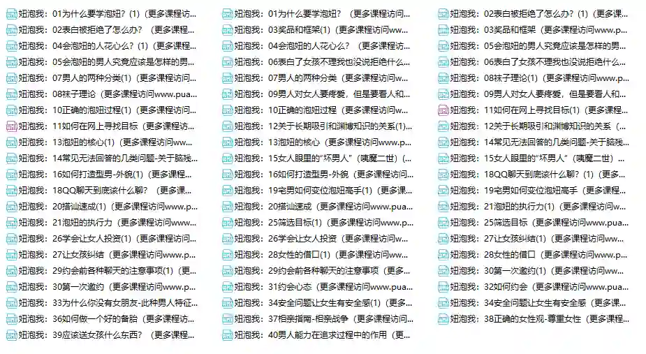 妞泡我课程实战指南:专属情感转化秘籍限时揭秘-破晓实验室